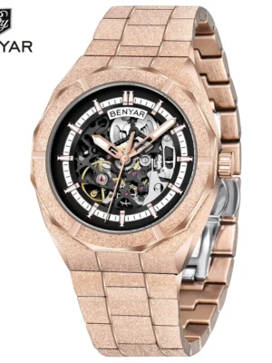 Benyar BY-5212M Automatic Skeleton Watch for Men