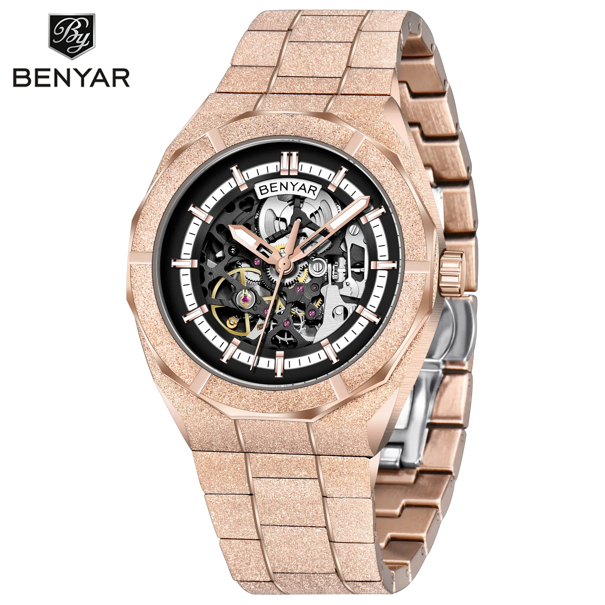 Benyar BY-5212M Automatic Skeleton Watch for Men